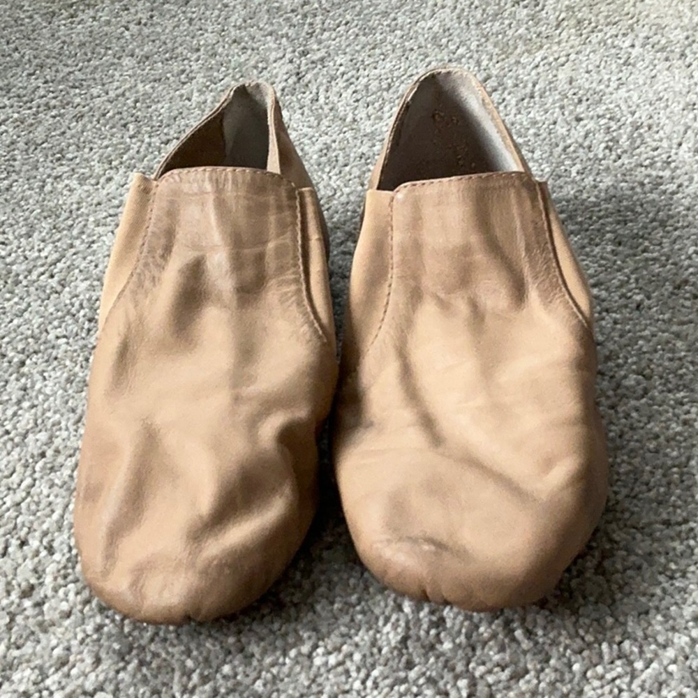 Tan Leather Jazz/Dance Shoes